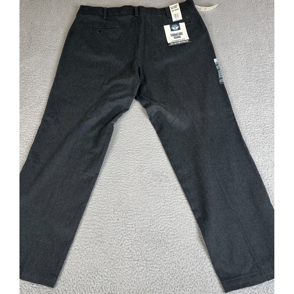 Dockers Signature Khaki Lux Classic Fit Pants Mens 42x32 Flex Comfort Waistband